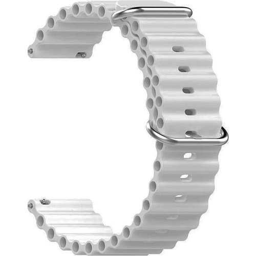Универсальный ремешок для смарт-часов DK Ocean Band 20mm Light Grey
