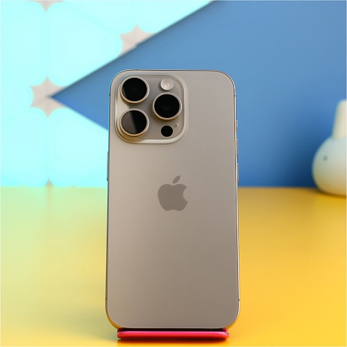 Смартфон Apple iPhone 15 Pro 128GB Natural Titanium (MTUX3) Б/У - придбати в Дніпрі, Україні: ціна, характеристики | інтернет-магазин TOUCH
