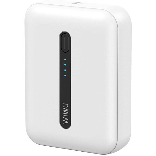 Зовнішній акумулятор WiWU Magnetic Wi-P033 10000mAh White  - придбати в Дніпрі, Україні: ціна, характеристики | інтернет-магазин TOUCH