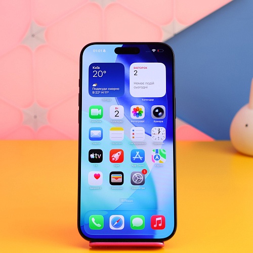 Смартфон Apple iPhone 16 Pro Max 256GB Black Titanium (MYWV3) Б/У