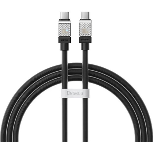 Кабель Baseus CoolPlay Series USB-C to USB-C 100W 2m Black (CAKW000301)