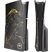 Сменная панель DK Faceplate Replaceable для PlayStation 5 Slim Blue-Ray Ghost Black Yotei
