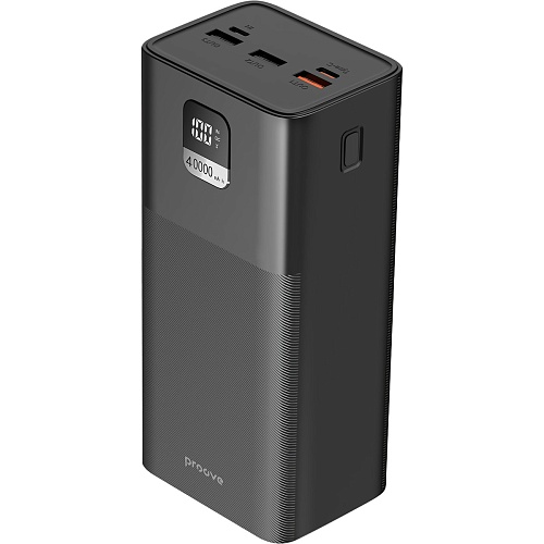 Зовнішній акумулятор Proove Giant Lite 40000mAh 22.5W Dark Gray (PBGI20312201) - придбати в Дніпрі, Україні: ціна, характеристики | інтернет-магазин TOUCH
