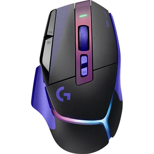 Мышь Logitech G502 X Plus Black/Purple (910-007808)
