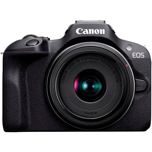 Беззеркальный фотоаппарат Canon EOS R100 Kit RF-S 18-45mm F/4.5-6.3 IS STM (6052C034) UA