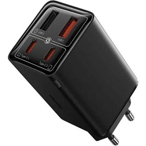 Сетевое зарядное устройство Baseus GaN6 Pro + Cable USB-C to USB-C Black (P10162701113-00)