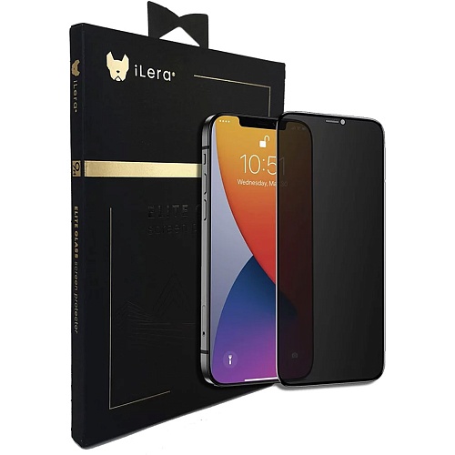 Защитное стекло iLera DeLuxe Incognito Glass для iPhone 12 Pro Max