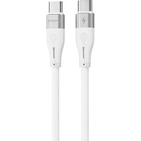 Кабель Proove Soft Silicone USB-C to USB-C 60W 1m White (CCSO60002202) - придбати в Дніпрі, Україні: ціна, характеристики | інтернет-магазин TOUCH