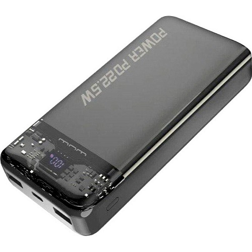 Зовнішній акумулятор WUW Power Bank Y120 20000mAh 22.5W Black - придбати в Дніпрі, Україні: ціна, характеристики | інтернет-магазин TOUCH