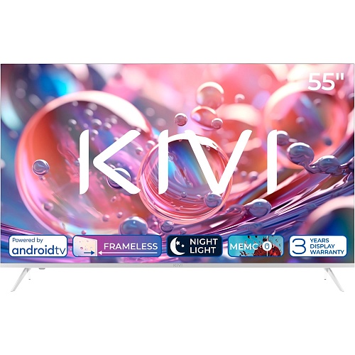 Телевізор Kivi U760Q 55'' LCD Ultra HD 4K (55U760QW) - придбати в Дніпрі, Україні: ціна, характеристики | інтернет-магазин TOUCH