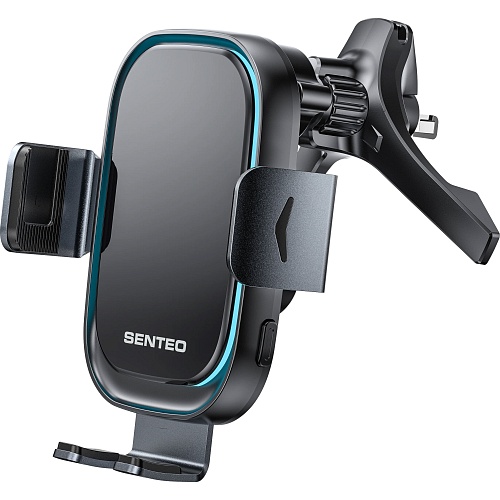 Автодержатель с беспроводной зарядкой Senteo SH-02 Drift 2 Wireless Charging 15W Dashboard + Airvent Black