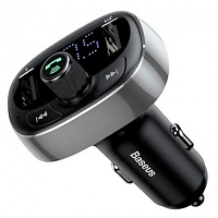 FM-трансмітер Baseus FM Launcher 2.4A 2USB Grey (CCTM-01) - придбати в Дніпрі, Україні: ціна, характеристики | інтернет-магазин TOUCH