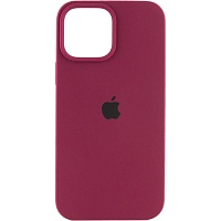 Чехол Silicone Case для Apple iPhone 16 Pro Maroon AA