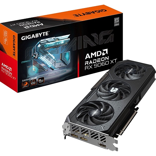 Видеокарта Gigabyte Radeon RX 9060 XT Gaming OC 8GB (GV-R9060XTGAMING OC-8GD) UA