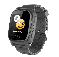Детские умные часы ELARI KidPhone 2 Black GPS (KP-2B) UA Детские умные часы ELARI KidPhone 2 Black GPS (KP-2B) UA