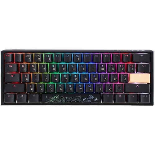 Клавиатура Ducky One 3 Mini Cherry MX Speed Silver RGB Black (DKON2161ST-PUAPXCLAWSC1) UA 