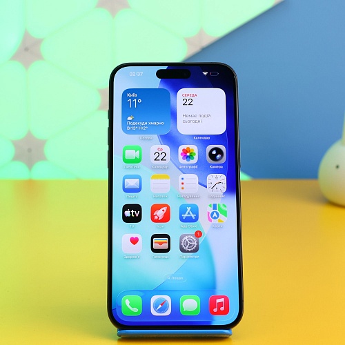 Смартфон Apple iPhone 15 Pro Max 256GB eSIM Black Titanium (MU663) Б/У