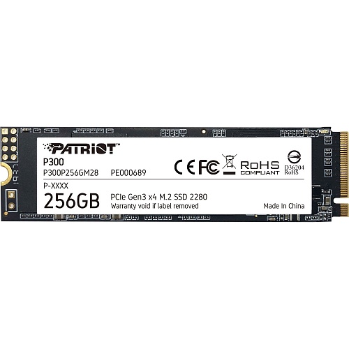 SSD накопитель Patriot P300 256GB (P300P256GM28)