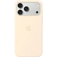Чехол Silicone Case with Button, Animation & MagSafe для Apple iPhone 17 Pro Max Vanila AAA
