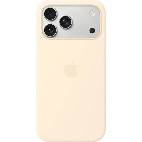 Чехол Silicone Case with Button, Animation & MagSafe для Apple iPhone 17 Pro Max Vanila AAA