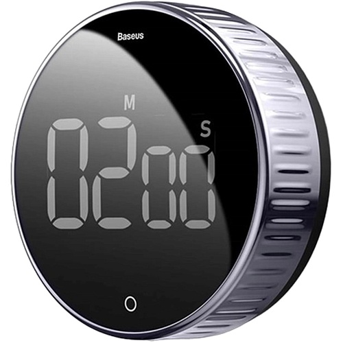 Електронний таймер Baseus Heyo Rotation Countdown Timer Black (ACDJS-01) - придбати в Дніпрі, Україні: ціна, характеристики | інтернет-магазин TOUCH
