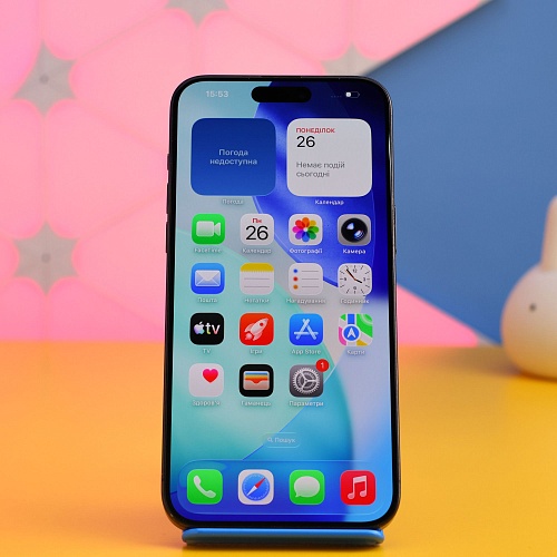 Смартфон Apple iPhone 15 Pro Max 256GB Black Titanium (MU773) Б/У - придбати в Дніпрі, Україні: ціна, характеристики | інтернет-магазин TOUCH