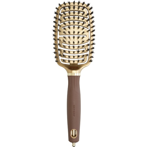 Щітка-гребінець Olivia Garden Expert Care Flex Boar Bristles Gold&Brown (ID2070) - придбати в Дніпрі, Україні: ціна, характеристики | інтернет-магазин TOUCH