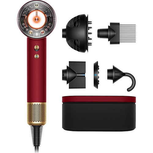 Фен Dyson Supersonic HD16 Nural Red Velvet/Gold (594823-01/594788-01/594790-01) CN