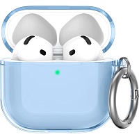 Чохол AhaStyle Transparent TPU Silicone Case для AirPods 4 Blue - придбати в Дніпрі, Україні: ціна, характеристики | інтернет-магазин TOUCH