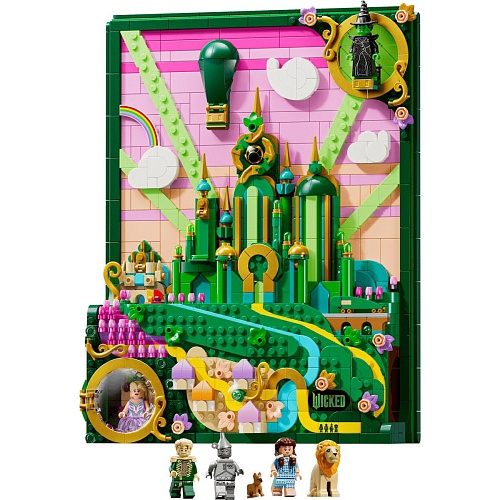 Конструктор LEGO Wicked: Эмеральд-сити Настенный декор (75685)