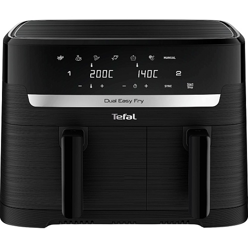 Мультипечь Tefal Dual Easy Fry EY901N10