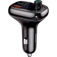 FM-трансмиттер Baseus T Shaped S-13 Car Bluetooth MP3 Player Black (CCMT000101)