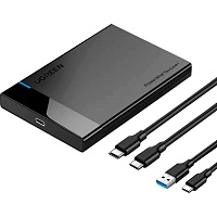 Зовнішня кишеня Ugreen US221 USB 3.1 to 2.5'' SATA Hard Driver Enclosure Black (60735) - придбати в Дніпрі, Україні: ціна, характеристики | інтернет-магазин TOUCH