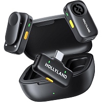 Микрофонная радиосистема Hollyland Lark A2 Duo Black