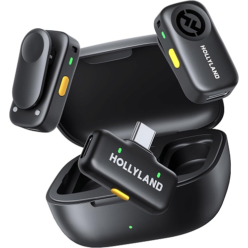 Микрофонная радиосистема Hollyland Lark A2 Duo Black