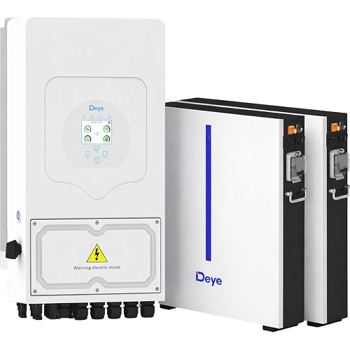 Система зберігання енергії Deye SUN-8K-SG05LP1-EU 8kW + 2 АКБ RW-M6.1-B 12.2 kWh (51.2V/120Ah/6144Wh) - придбати в Дніпрі, Україні: ціна, характеристики | інтернет-магазин TOUCH