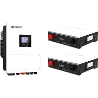 Система зберігання енергії LuxPower SNA PRO-EU 6500W 6kW + 2 АКБ Dyness DL5.0C Heating 10.2kW (51.2V/100Ah/5120Wh) - придбати в Дніпрі, Україні: ціна, характеристики | інтернет-магазин TOUCH