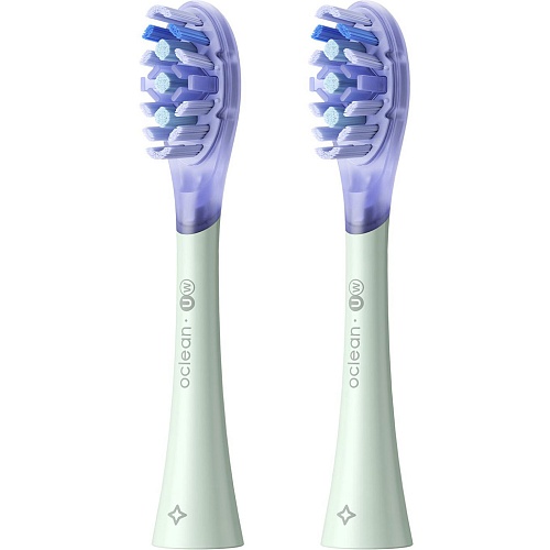 Насадка для зубной щетки Oclean UW01 G02 Ultra White Brush Head 2шт Green (6970810553529)