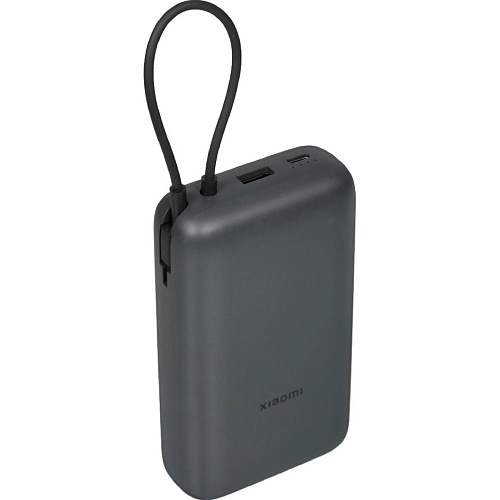 Внешний аккумулятор Xiaomi Power Bank Integrated Cable 20000mAh 22.5W (BHR9740GL) Dark Gray