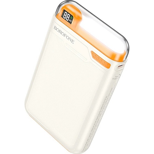 Зовнішній акумулятор Borofone Skillful BJ69 10000mAh 20W Milky White (000000750562) - придбати в Дніпрі, Україні: ціна, характеристики | інтернет-магазин TOUCH