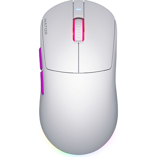Мышь Hator Quasar 3 Ultra 8K Wireless White/Violet (HTM771)
