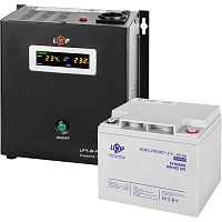 Джерело безперебійного живлення (ДБЖ) LogicPower LPY-W-PSW-500VA + LPM-MG батарея 12V - 45Ah (14012) - придбати в Дніпрі, Україні: ціна, характеристики | інтернет-магазин TOUCH