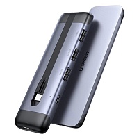 Мультифункціональний адаптер Ugreen 5 в 1 USB-C / 3xUSB 3.0 / 1x4K HDMI (70408) - придбати в Дніпрі, Україні: ціна, характеристики | інтернет-магазин TOUCH