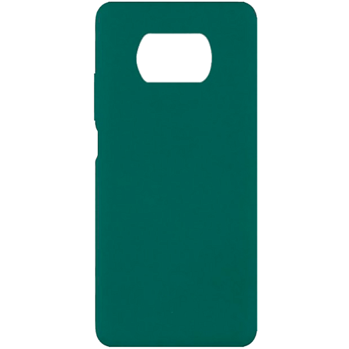 Чехол-накладка Xiaomi Protective Silicone Case для Poco X3/X3 Pro (Pine Green) HC