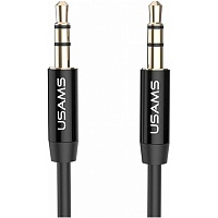 Кабель Usams YP-01 3.5 mm to 3.5 mm 1m Black