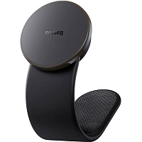 Автодержатель с беспроводной зарядкой Baseus C02 Pro Series Black (C40156000111-00)