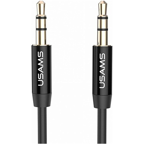 Кабель Usams YP-01 3.5 mm to 3.5 mm 1m Black