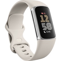 Фитнес-браслет Fitbit Charge 6 Porcelain/Silver Aluminum
