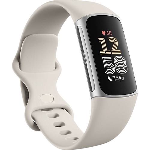 Фитнес-браслет Fitbit Charge 6 Porcelain/Silver Aluminum