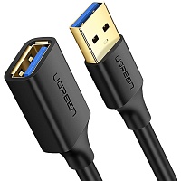 Кабель-подовжувач Ugreen US129 USB-A 3.0 Extension Male 2m Black (10373) - придбати в Дніпрі, Україні: ціна, характеристики | інтернет-магазин TOUCH